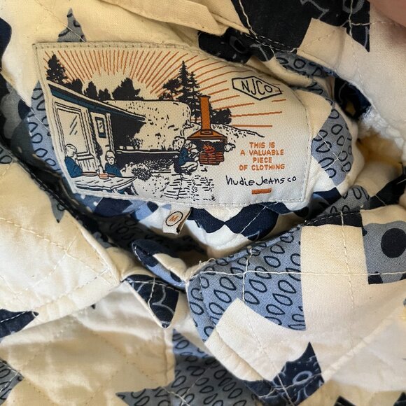 NWOT Nudie Jeans Signe Quilted Cotton Jacket - Picture 4 of 5